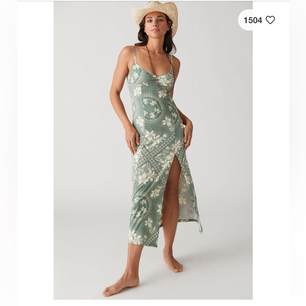 UO Arna Midi Slip Dress